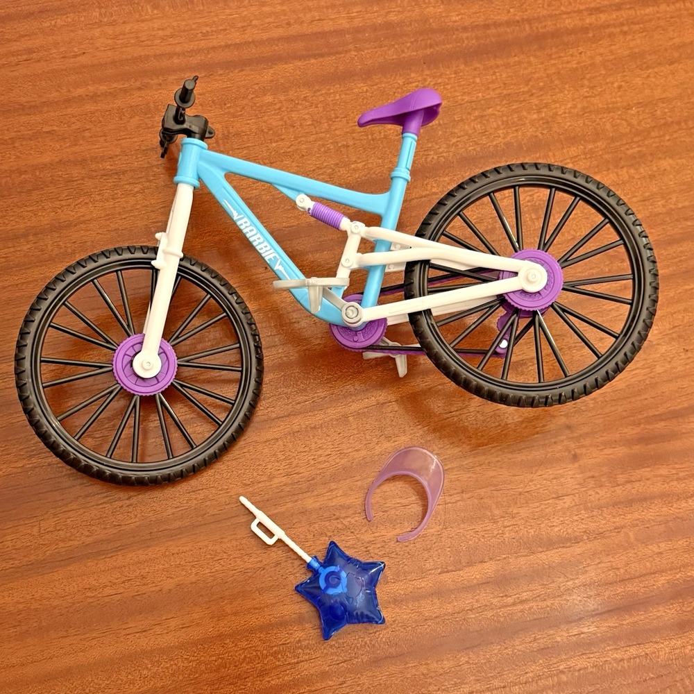 Barbie Bicycle‎ – Blue & Purple Mountain Bike with Accessories